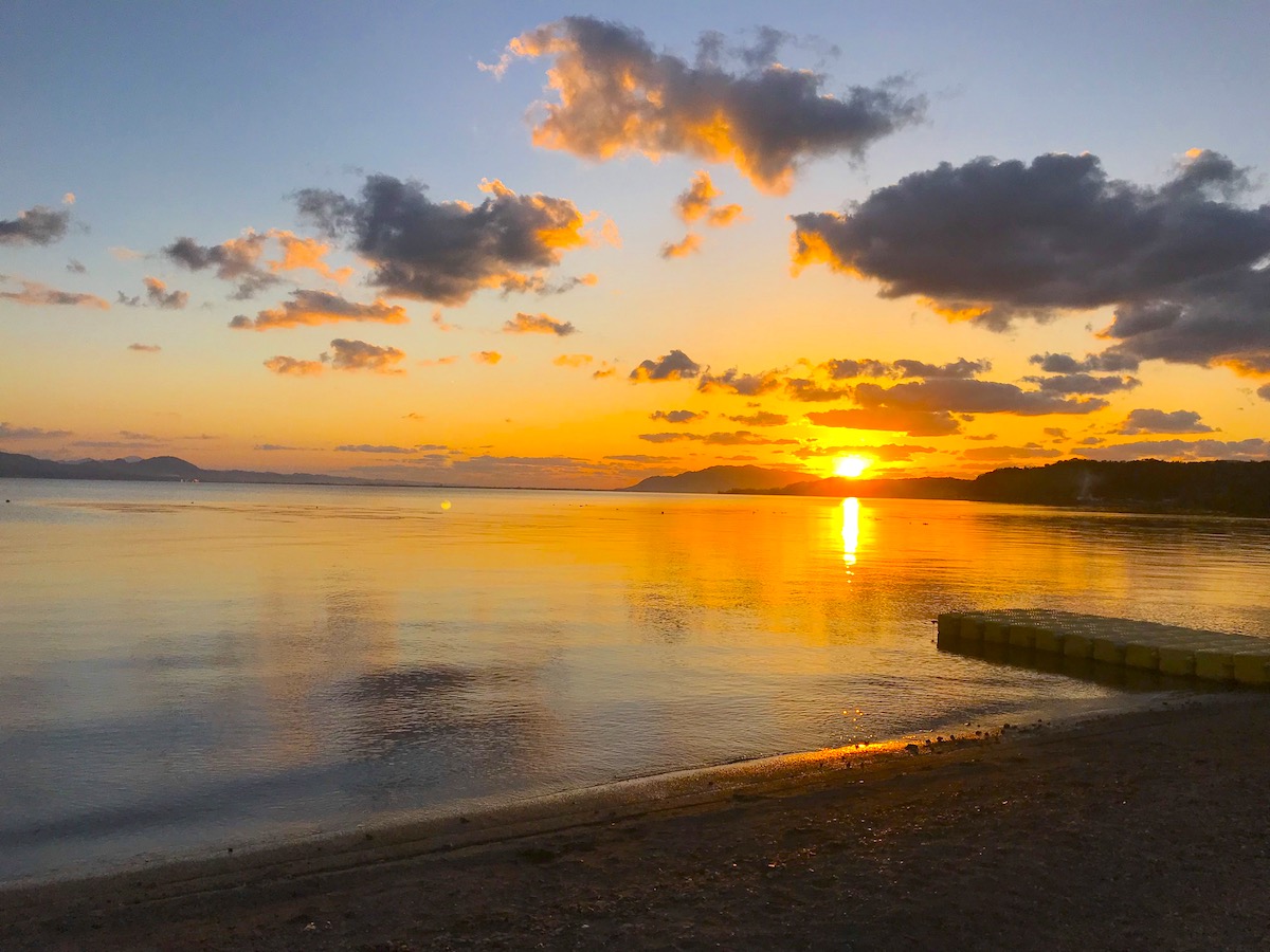 宍道湖の夕日