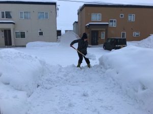 北海道の雪かき