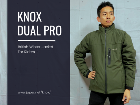 KNOX デュアルプロ グリーン　Ｌサイズ 試着無料】ノックス デュアルプロ グリーン - バイク ジャケット