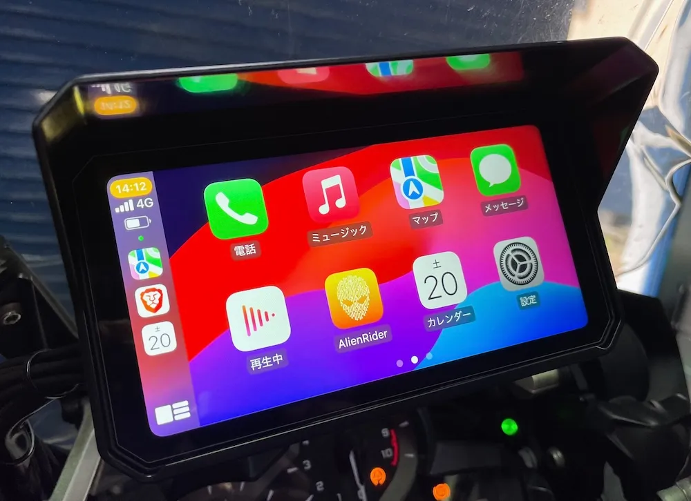 値下げしました!バイク用スマートモニター　M2pro全部入りタイプ バイク／カー用品メーカーのMAXWINから バイク用CarPlay
